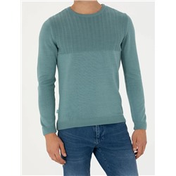 Mint Slim Fit Kazak