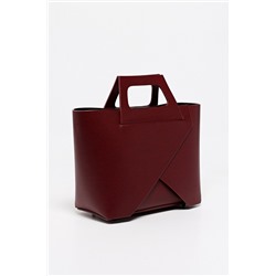 Bolso de piel Rita Burdeos