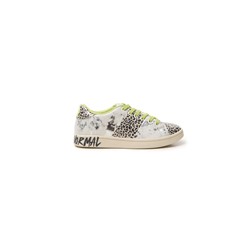 Zapatillas leopardo cordones flúor