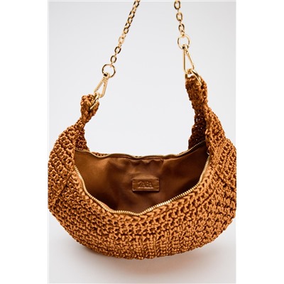 BRAIDED SHOULDER BAG