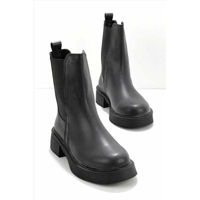 Bambi Siyah Kadın Bot & Bootie K02222034109