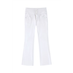 Vaquero palazzo 7/8 Blanco