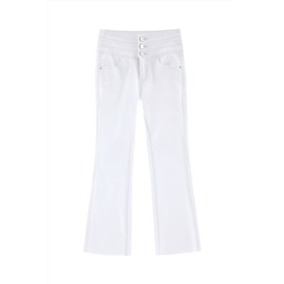 Vaquero palazzo 7/8 Blanco