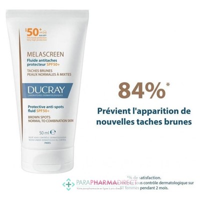 Ducray Melascreen Fluide Antitaches Protecteur SPF50+ 50ml