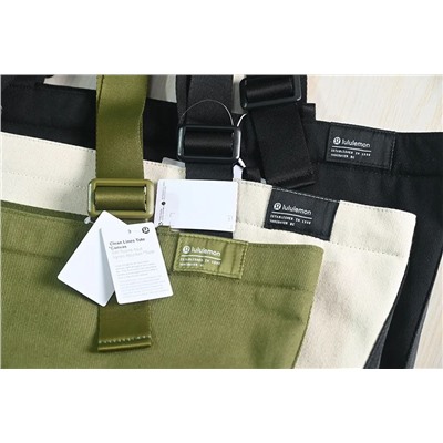 Супер классная большая холщовая сумка-тоут  ⭐️LULULEMO*N  Clean Lines Tote*Canvas   Экспорт