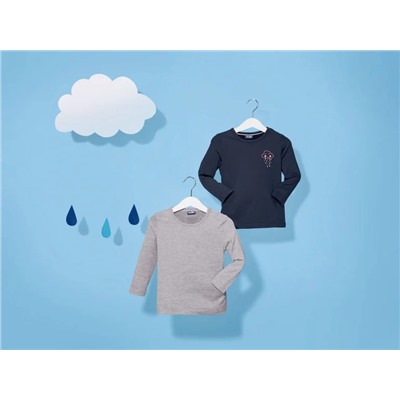 LUPILU® Kleinkinder Langarmshirts Mädchen, 2 Stück