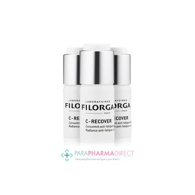 Filorga C-Recover Concentré Anti-Fatigue Eclat 3 Flacons de 10ml