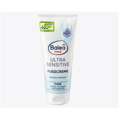 Fußcreme Ultra Sensitive, 100 ml