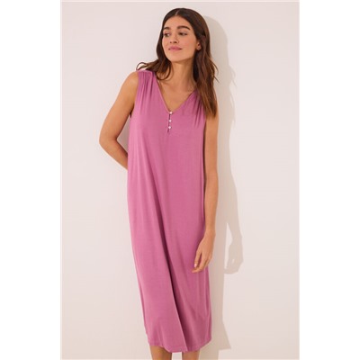 Camisón sin mangas rosa
