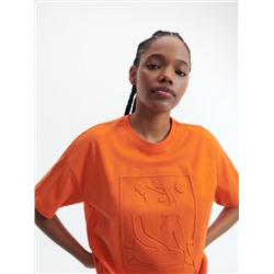 T-Shirt im Regular-Fit mit Applikation