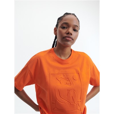 T-Shirt im Regular-Fit mit Applikation