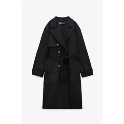 TRENCH LARGA EFECTO ANTE