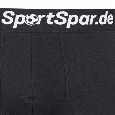 SportSpar  Sportspar.de Herren "Sparbuchse" Boxershorts schwarz-weiß