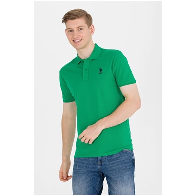 Erkek Yeşil Basic Polo Yaka Tişört