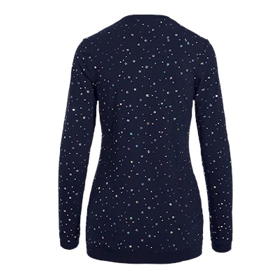 koi Scrubs Limited Edition Audrina Navy/Hologram Silver Tee