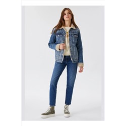 Lee Cooper Regular Fit Mavi Kadın Ceket 241 LCF 131003 MOLLY 2 DENIM 5003069109