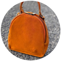 AB.Z · Pelle · mochila serraje (610) NARANJA