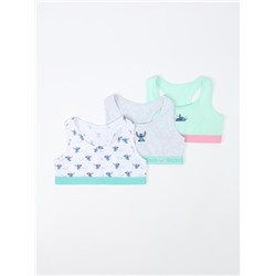 PACK DE 3 TOPS ESTAMPADOS DE LILO & STITCH ©DISNEY