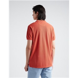 Piquet Polo, Men, Dark Orange