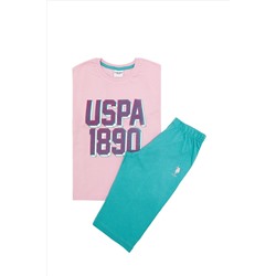 Kız Çocuk Pembe Pijama Takımı