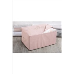 Madame Coco Çiçek Desen Varaklı Hurç - Pudra BHU-04-8682116178433