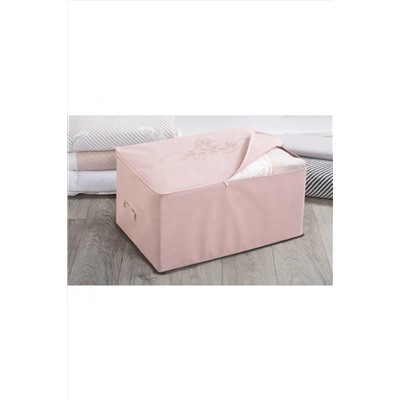 Madame Coco Çiçek Desen Varaklı Hurç - Pudra BHU-04-8682116178433
