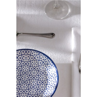 Reve Bleu Elodie Yemek Tabağı - 20 cm - Mavi/Beyaz