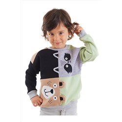 Denokids Rakun Ve Ayı Erkek Çocuk Sweatshirt CFF-23K1-025