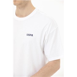 Erkek Beyaz Oversize Bisiklet Yaka Tişört