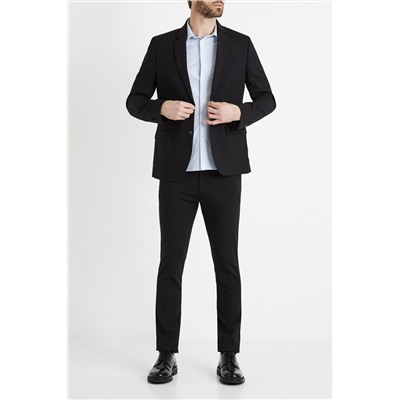 Camisa slim fit - Celeste