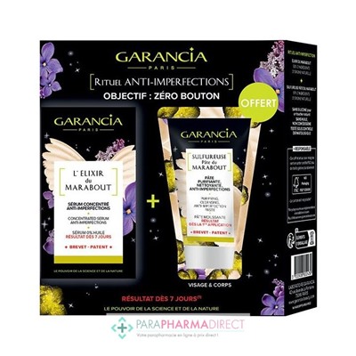 Garancia Rituel Anti-Imperfections (Elixir Marabout + Pâte Marabout)