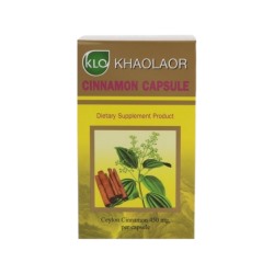 Капсулы С Корицей (Khaolaor) - 100 Капсул ./ Khaolaor Cinnamon Capsule 100 Capsules
