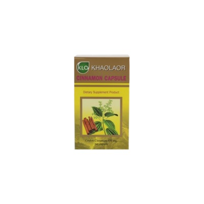 Капсулы С Корицей (Khaolaor) - 100 Капсул ./ Khaolaor Cinnamon Capsule 100 Capsules