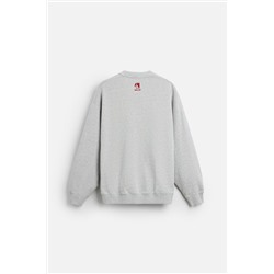 SUDADERA ESTAMPADA COMBINADA