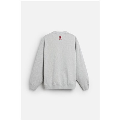 SUDADERA ESTAMPADA COMBINADA