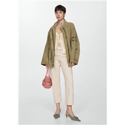 Jeans slouchy cintruón vuelta