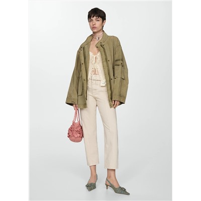 Jeans slouchy cintruón vuelta