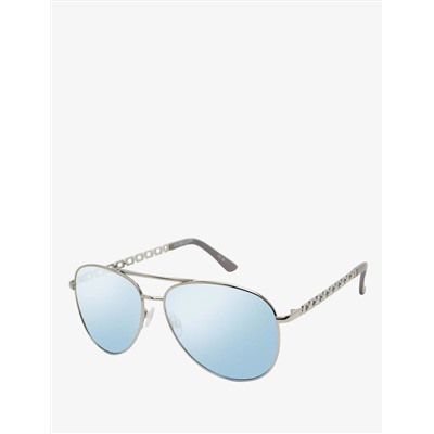 LADIES METAL CHAIN AVIATOR SUNGLASSES