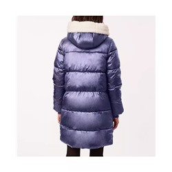 Bernardo Women's Asymmetrical Fur Lined Puffer