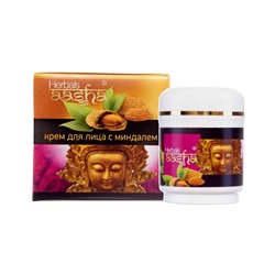 AASHA HERBALS Face cream with almonds Крем для лица с миндалем 50мл