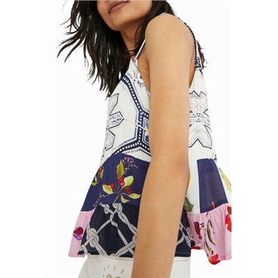 Blusa tirantes loose viscosa