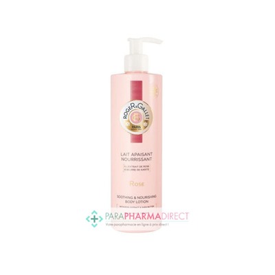 Roger & Gallet Rose Lait Apaisant Nourrissant Corps 400 ml