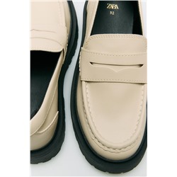 TRACK SOLE LOAFERS