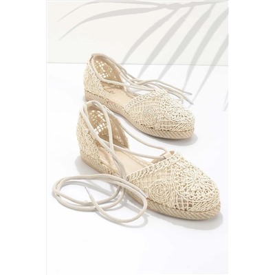 Bambi Ten Örgü Kadın Espadril K01578020016
