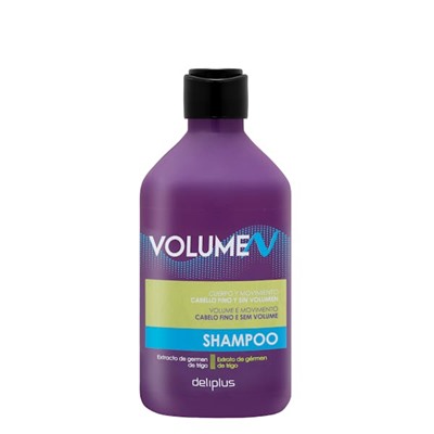 Champú Volumen Deliplus cabello fino y sin volumen con extracto de germen de trigo