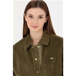 Kadın Haki Sweatshirt