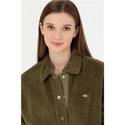 Kadın Haki Sweatshirt