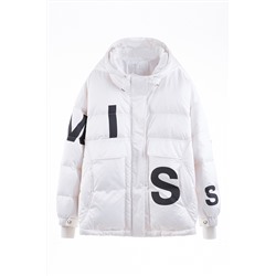 Anorak con capucha Blanco
