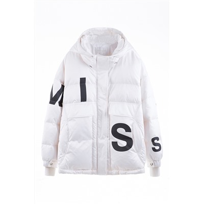 Anorak con capucha Blanco