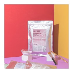 Collagen & Red Ginseng Modeling Mask With Rose, Альгинатная маска с коллагеном,  женьшенем и  частицами прованских роз